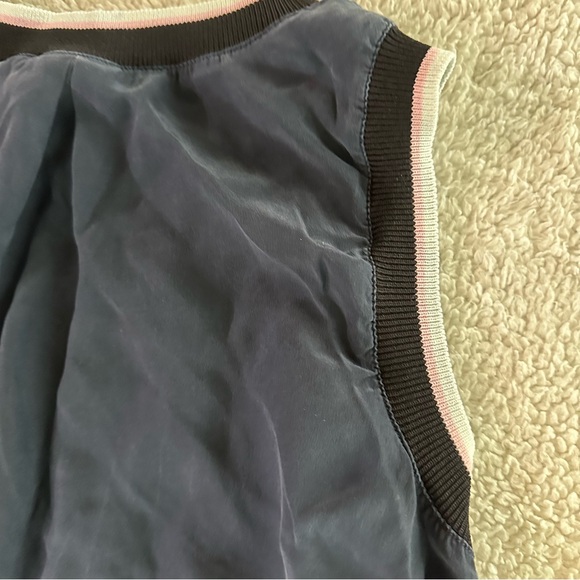 Cinq a Sept Navy Blue Blouse - Picture 4 of 8